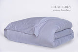 Lilac Grey Premium Cotton Bamboo Quilt Cover